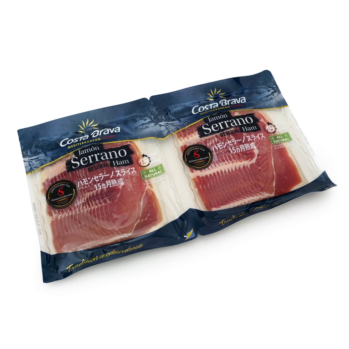 CostaBrava ハモンセラーノ 15ヶ月熟成 250g×2（スペイン産生ハム）